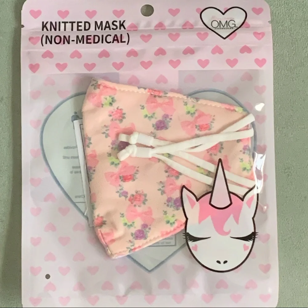 OMG Child Face Mask- 💐🎀